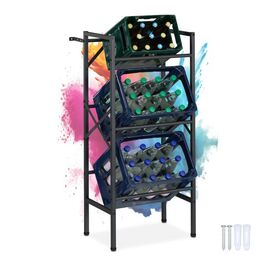 Підставка для ящиків для напоїв Relaxdays на 3 ящики