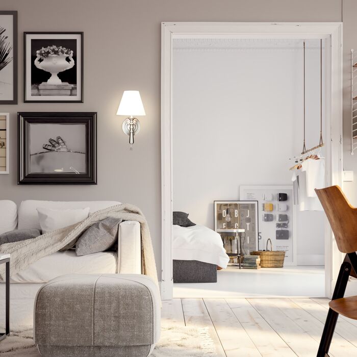 Набір з двох торшерів Relaxdays з абажуром