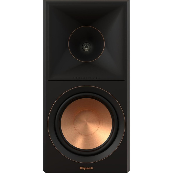 Поличкова акустика Klipsch RP-600M II, 1 пара, рупор Tractrix 90x90, низькочастотний динамік 16,5 см, горіх