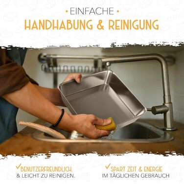 Форма для випікання хліба з кришкою та кошиком для підйому тіста - Robuste 28 см, чавун - ідеальна для хліба, тостів, випікання в чавунному горщику, аксесуари для випікання, парова шапка з лавовими каменями