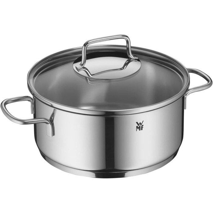 Набір каструль WMF Astoria Induktion, 4 шт., з кришкою, Cromargan, нержавіюча сталь, не має покриття