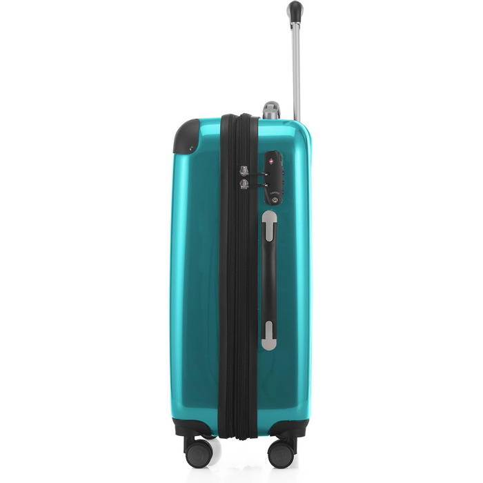 Набір валіз Hauptstadtkoffer Alex (3 шт.) - ручна, середня та велика валіза, 55/65/75 см, ABS+PC, TSA, блакитний