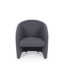 Крісло для відпочинку / Клубне крісло SAN JUAN, тканина, темно-сірий колір, hjh OFFICE