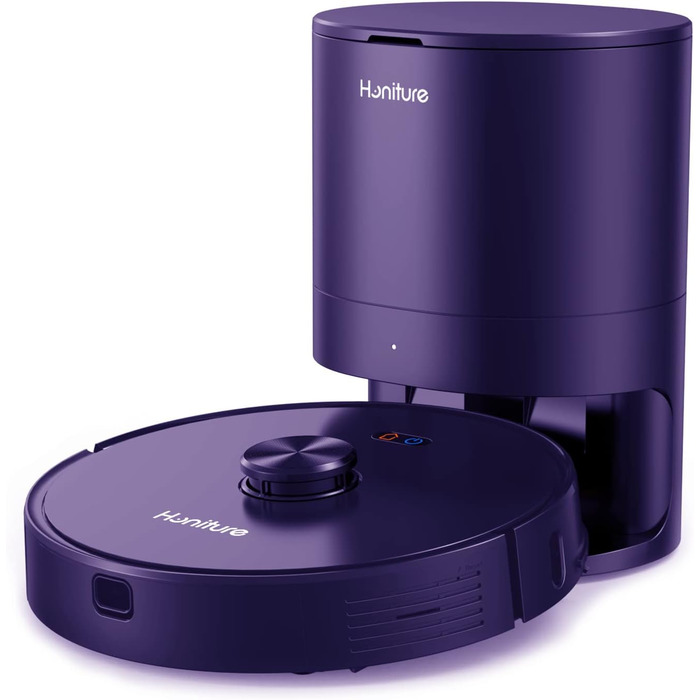 Робот-пилосос HONITURE G20 з функцією миття, 4000Pa, 3-в-1, для тварин, килимів, твердих підлог, з пультом ДУ, білий (блакитний, синій)