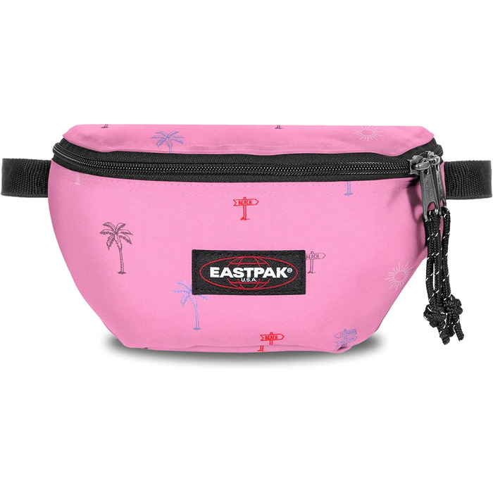 Сумка на пояс Eastpak Springer, 23 см, 2 л, синя (Icons Pink)