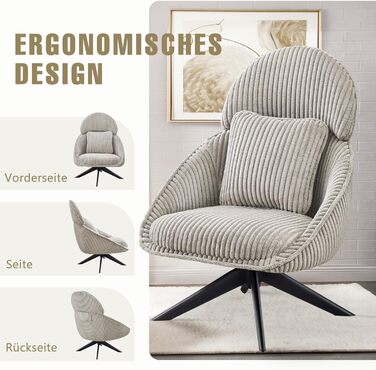 Ергономічне крісло для офісу, шкіра PU, крісло для начальника, 200 кг, з підніжкою та підтримкою попереку, для дому/офісу, регульоване, висока спинка, чорний, 1 шт. (Світло-сірий1, 1 шт.)