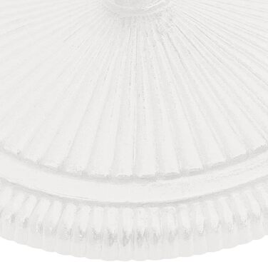 Підставка для парасольки від сонця, чавунна, біла 45x45x30 см - vidaXL