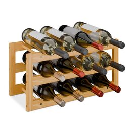 Стійка для вина Relaxdays на 12 пляшок
