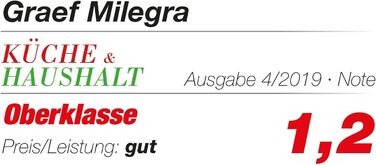 Еспресо-машина GRAEF Milegra ESM802 з вбудованим млином, чорна