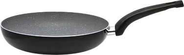 Алюмінієві сковорідки з антипригарним покриттям, сковорідки для керамічних, газових, електричних, індукційних плит - можна мити в посудомийній машині, кількість 1 x комплект з 3 шт.