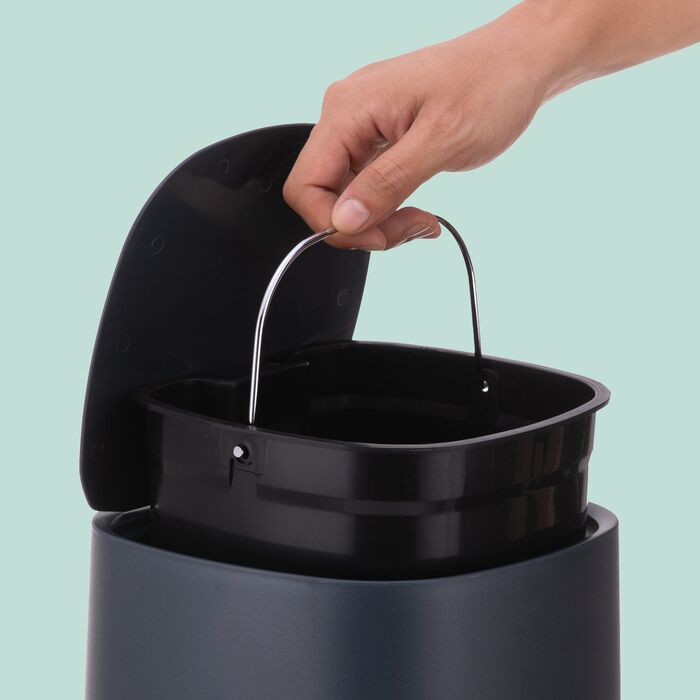 Відро для сміття Relaxdays, 5 л, з м'яким закриттям