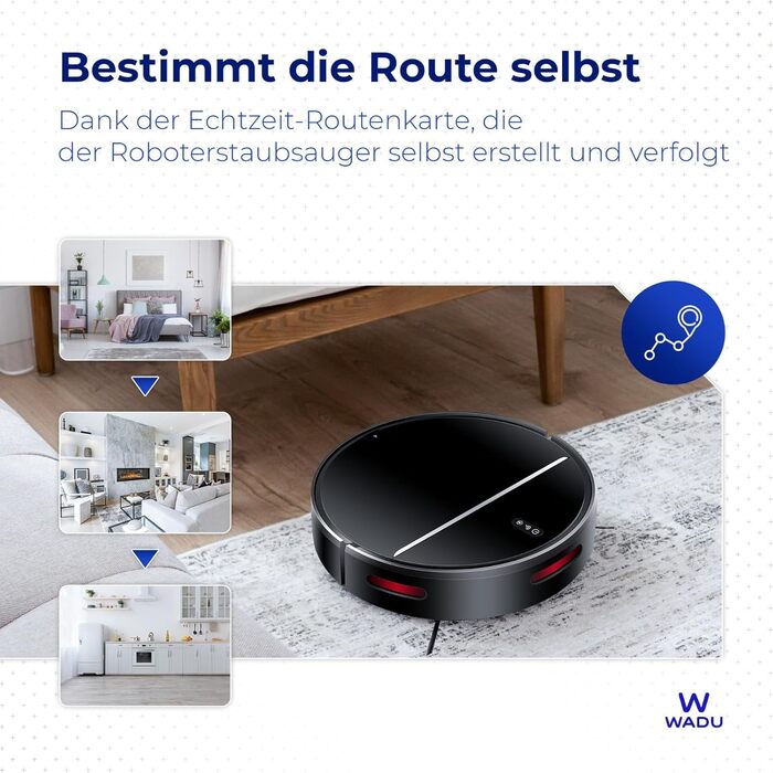 Робот-пилосос з функцією миття - з док-станцією - для власників домашніх тварин