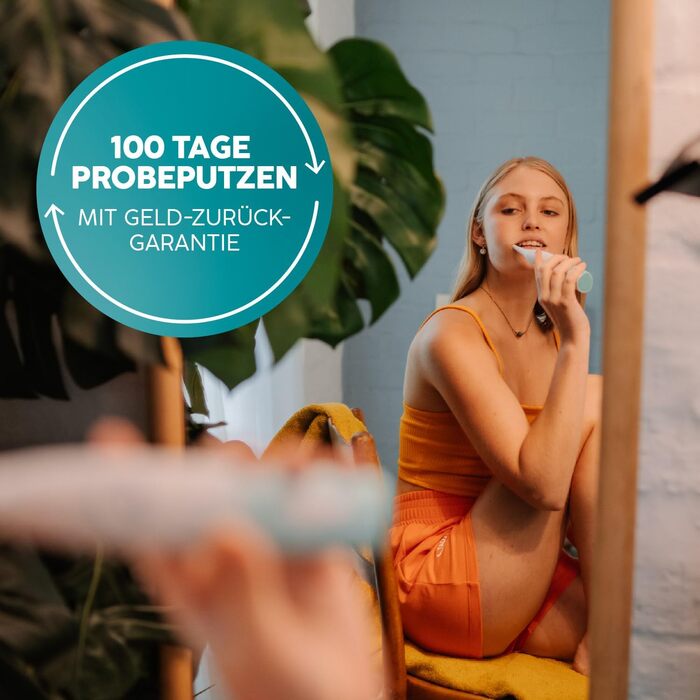 Електрична зубна щітка Happybrush Eco R2 - екологічна, з ротаційним механізмом, чорна, з 3 насадками та пастою. Рекомендовано експертами.