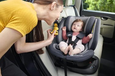 Потужність дитини 40-150 см, Дитяче автокрісло 0-36 кг, Автокрісло, повернуте проти напрямку руху на 360 градусів, Дитяче автокрісло зі станцією Isofix, FWF і RWF, Регульований підголівник/спинка з відкидним положенням, (XPEDITION, Чорний)