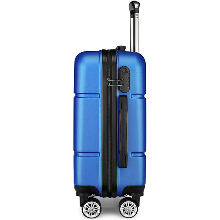 Валіза ручної поклажі KONO 55x38x22 см, 33 літри, ABS, Marineblau