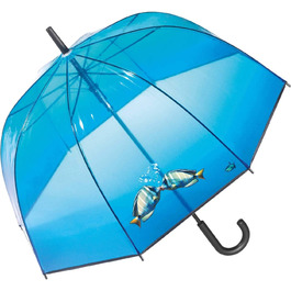 Парасолька-паличка Автоматичний парасольку-дзвіночок Прозорі риби, що цілуються