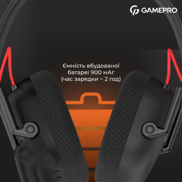 Бездротова ігрова гарнітура Gamepro Genesis Mercury Pro (HSW120B) 3-Mode