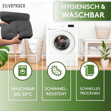 Підголовник для ванни SilverRack MEDIUM-WEICH (темно-сірий) з 3D-системою підтримки та сіткою 4D - комфортне аксесуар для ванни