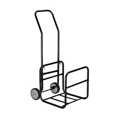 Візок Relaxdays для дров з дерев'яним кошиком