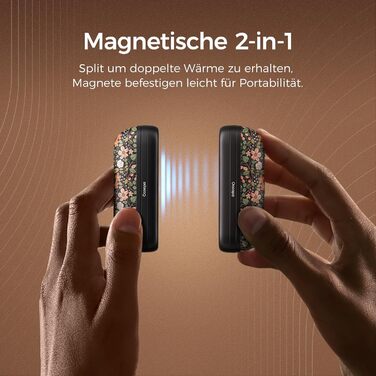 Грілки для рук OCOOPA UT2S Mini, 5200mAh, 2 шт., Магнітні, Електричні, для кемпінгу та міста