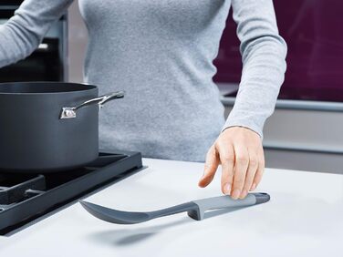 Набір кухонних аксесуарів Joseph Joseph Elevate, 6 шт. з поворотним підставкою, ергономічні силіконові ручки, антипригарне покриття (Блок, Синій)