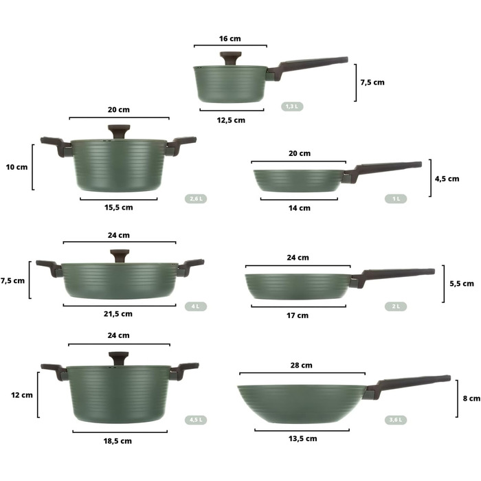 Комплект батарей KASANOVA Kit 2.0, чорний, XL (1ук)