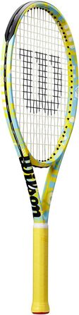 Тенісна ракетка Wilson Minions Clash 26 Strung 250g, жовта/чорна