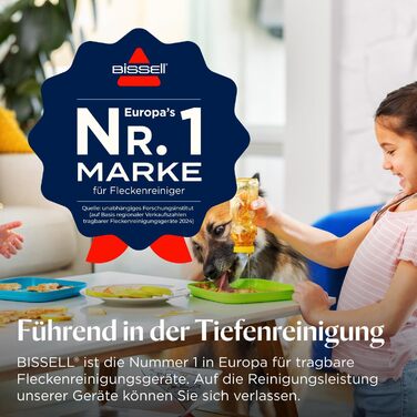 BISSELL SpotClean ProHeat Advanced - професійний мийник килимів та м'яких меблів, 1125W, з кабелем, 3924N