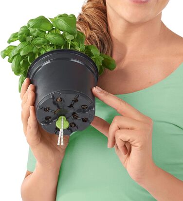 Горщик LECHUZA CUBE Color Triple (колишня BALCONISSIMA) 13680, сірий сланець (2 шт., 40x14x13,5 см)