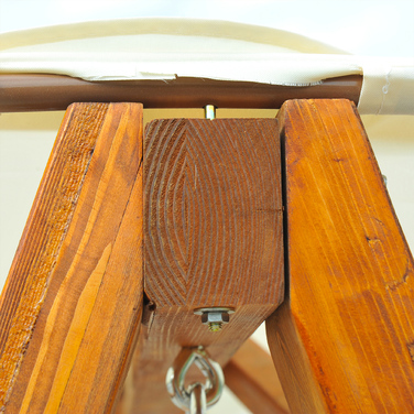 Гойдалка садова двомісна з модрини 