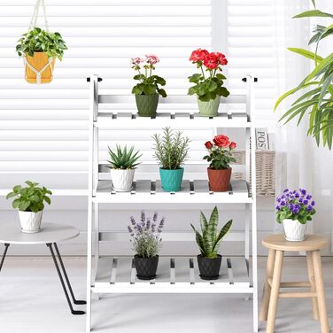 Набір горщиків для квітів 5 шт. об'ємом 20 см, пластикові горщики Dick з підставкою та дренажними отворами, горщик-пересадочний з 3D-фактурою для монстери, герані та кімнатних рослин (зелений, Ø 10,2 см, 5 шт.)