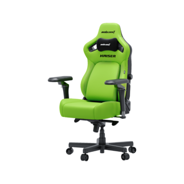 Крісло геймерське ігрове Anda Seat Kaiser 4 V2 Size XL Cyber Green PVC