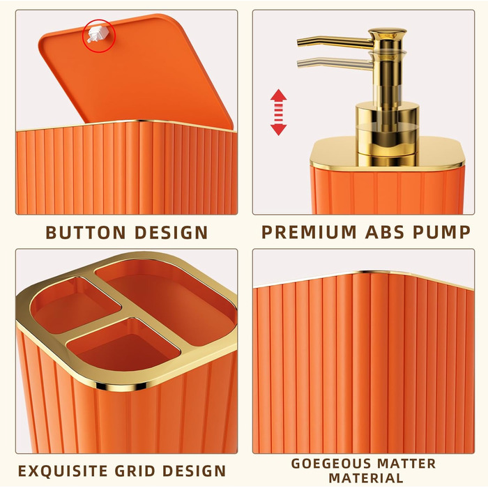 Набір аксесуарів для ванної кімнати, 25 предметів, салатовий, з душовою завісою та килимками