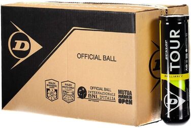 Тенісні м'ячі Dunlop Tour Brilliance Box 18 x 4 м'ячі