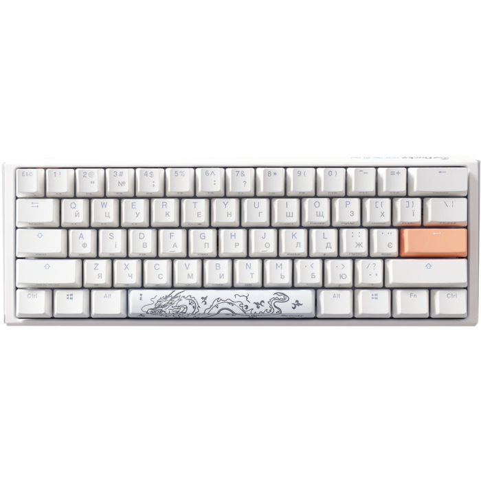 Механічна клавіатура Ducky One 3 Mini Cherry MX Brown RGB White UA