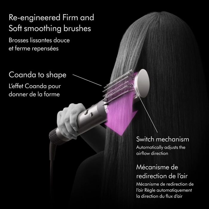 Стайлер Dyson Airwrap Complete для всіх типів волосся, фуксія, звичайний розмір, 310731-01