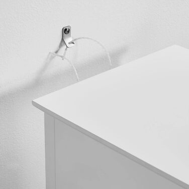 Нічний столик Yaheetech (2 шт.) з шухлядою та полицею, білий - для вітальні та спальні