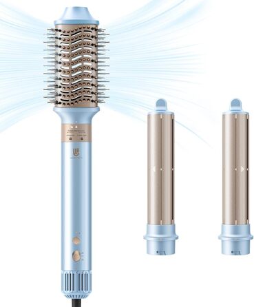 Фен щітка, фен з іоном 110 000 об/хв, набір локонів і волюмайзера 3 в 1