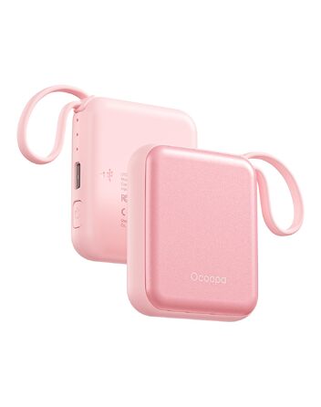 Електричні грілки для рук OCOOPA (2 шт.) з 3 рівнями нагріву, до 7 годин роботи, USB, для жінок, рожеві