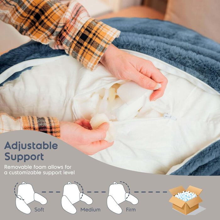 Подушка для читання Nestlé Pelz - стильна спинка для сидіння в ліжку, штучне хутро, подушка-стілець з підлокітниками для дорослих та дітей, спинка для відпочинку в ліжку, салатовий колір