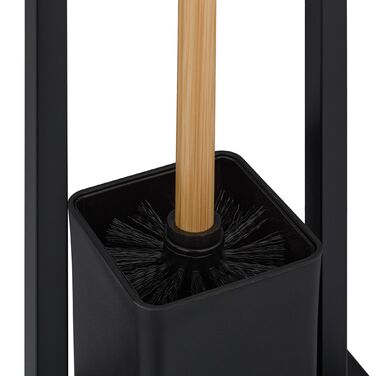 Набір для туалету Relaxdays Бамбук та Нержавіюча сталь