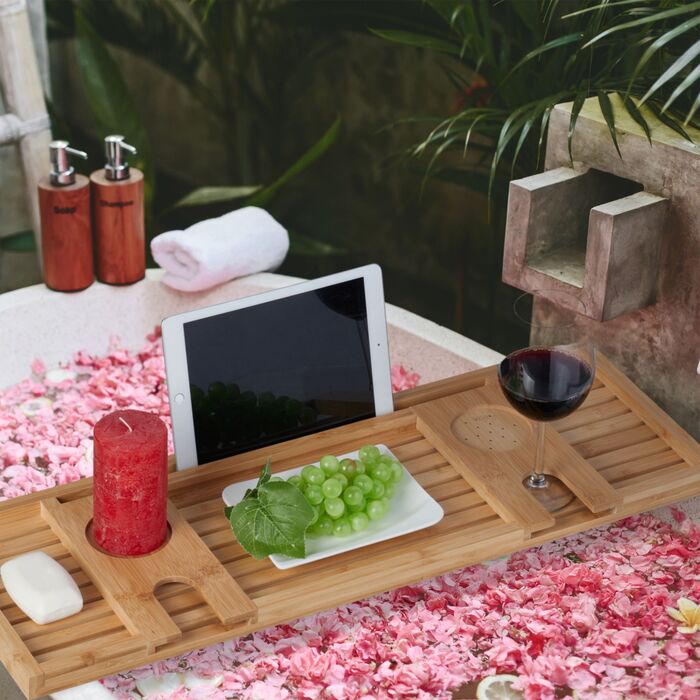 Підставка для ванни Relaxdays з бамбука