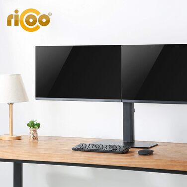 Підставка для монітора RICOO 2 монітори, Dual Monitor-Arm, TS3811, TS4111, для моніторів 17-27 дюймів