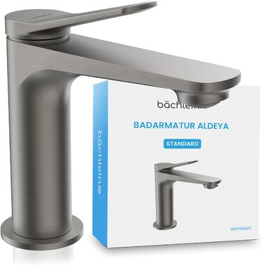 Змішувач для умивальника Bächlein Aldeya чорний матовий, з монтажним комплектом, для накладних умивальників