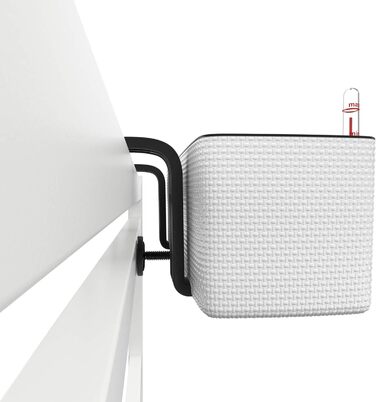 Горщик LECHUZA CUBE Color Triple (колишня BALCONISSIMA) 13680, сірий сланець (2 шт., 40x14x13,5 см)