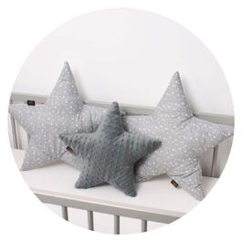 Набір подушок PaLulli з 3 упаковок, декоративні подушки у вигляді зірочок ø 40 см і 2 x ø 50 см, декоративні подушки у вигляді зірочок для дитячої кімнати, дитяча декоративна подушка