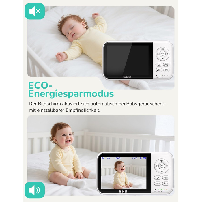 Відеоняня GHB з камерою та LCD-екраном 3.2