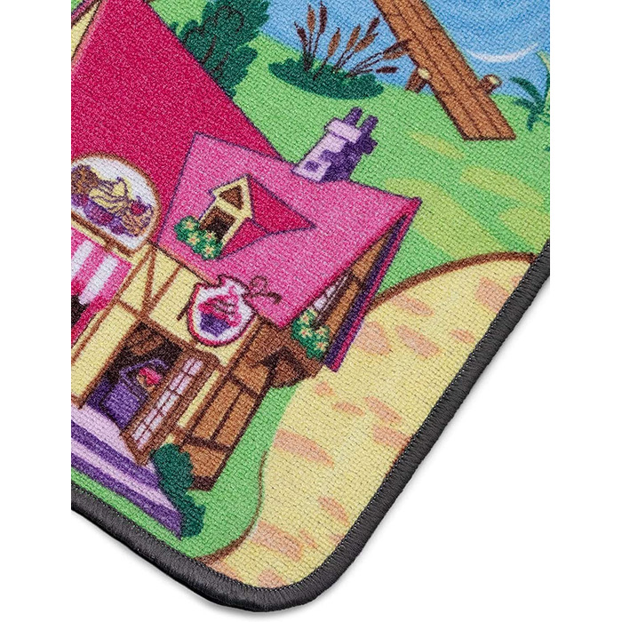 Килимок для ігор Primaflor з дорожнім покриттям-міцний дитячий килимок-високоякісний килимок для дитячої кімнати-Килимок для ігор для хлопчиків і дівчаток-Candy Town - 140x200 см (160x200 см)