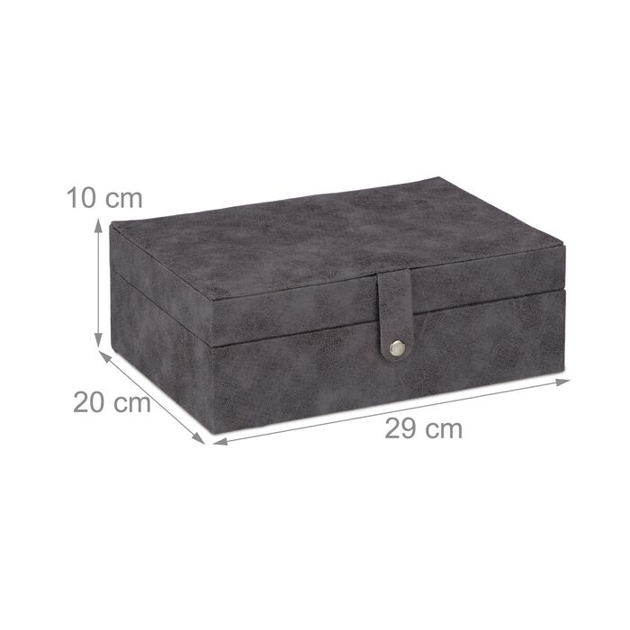 Скринька для прикрас Relaxdays з імітацією шкіри