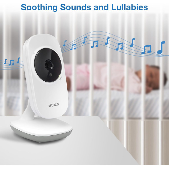 Відеоняня з камерою та монітором, акумулятор на 19 годин, радіус дії 305 м, автоматичний режим